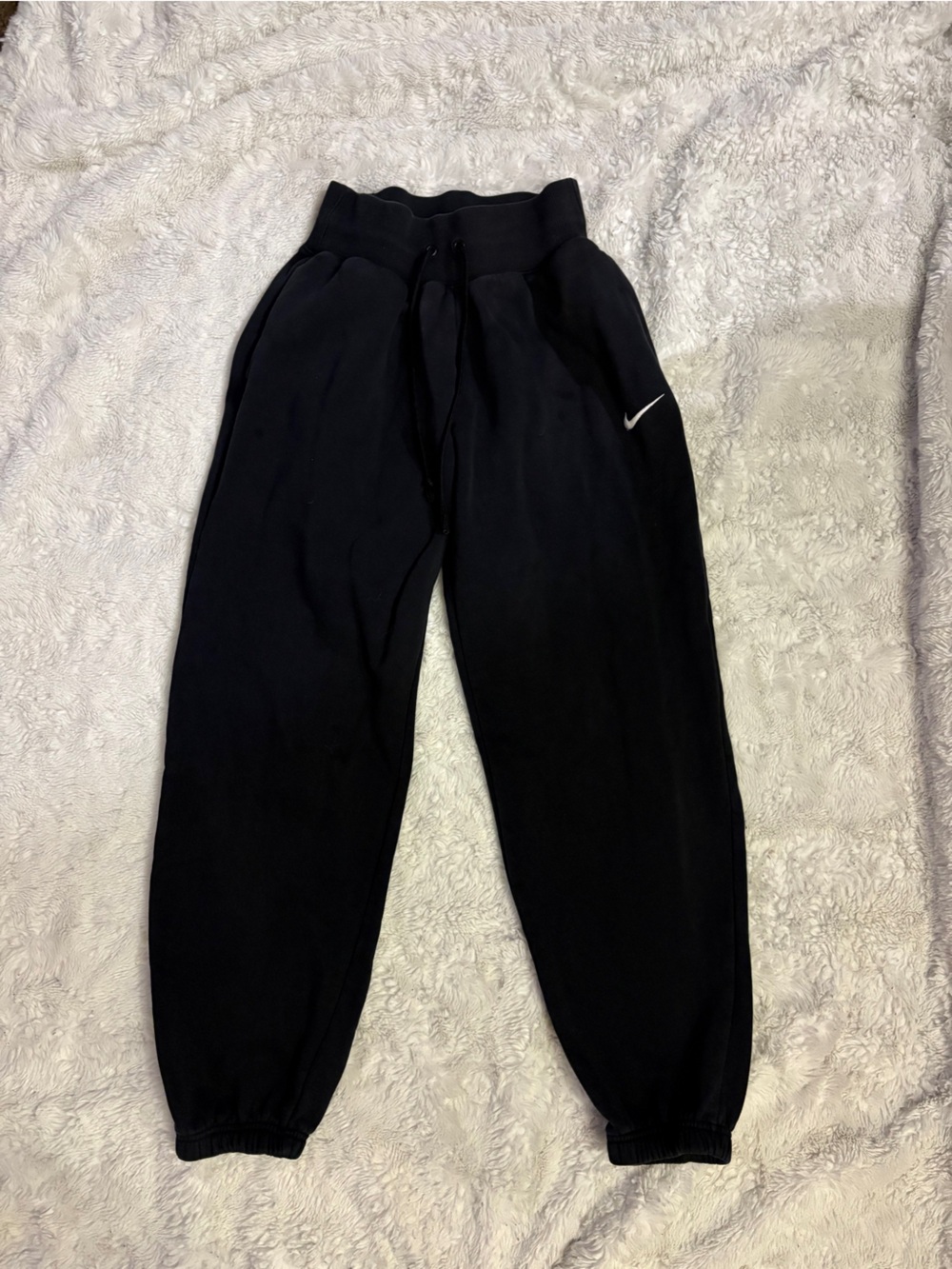 Nike womens Black Fleece Jogger Sweatpants